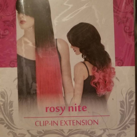 X2 packs! NEW Clip In Hair Extensions- Ombre- Party Colors- PINK & LT PURPLE main image 6